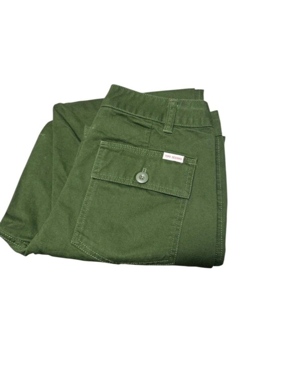 Topo Designs Green Trousers Size 6, Field Pants Straight leg, New without tags - Picture 8 of 12